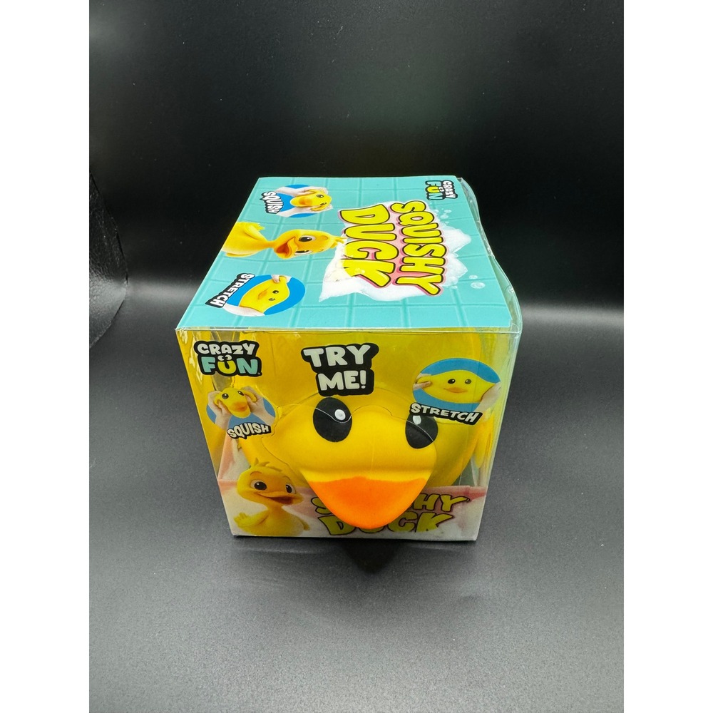 RMS Crazy Fun Squishy Duck Yellow Squeeze Stretch Sensory Fidget Toy New